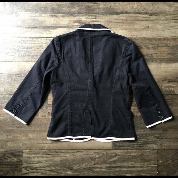 American Eagle Preppy Navy Blazer S - Picture 9 of 10